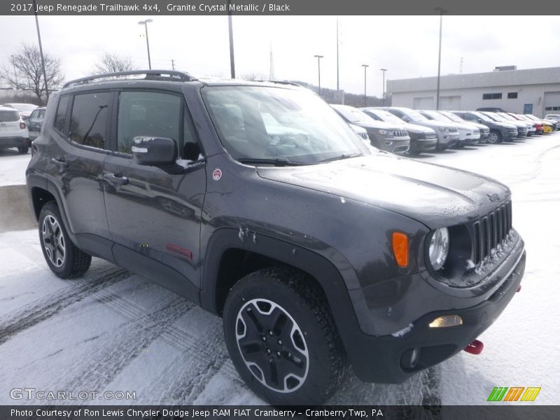 Granite Crystal Metallic / Black 2017 Jeep Renegade Trailhawk 4x4