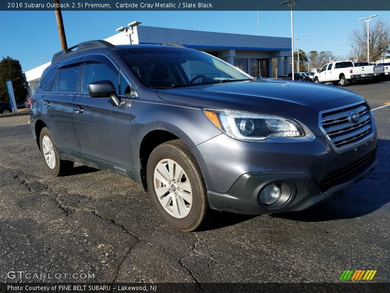 Carbide Gray Metallic / Slate Black 2016 Subaru Outback 2.5i Premium