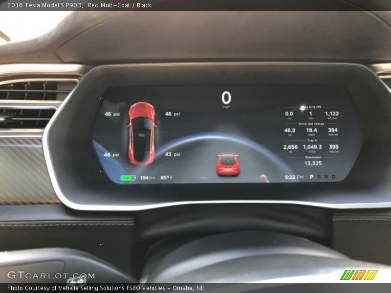  2016 Model S P90D P90D Gauges