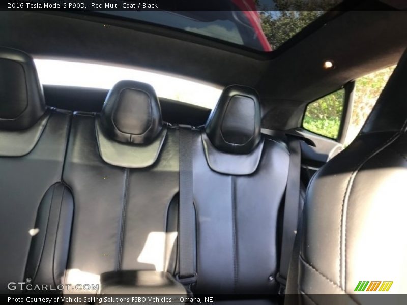 Rear Seat of 2016 Model S P90D