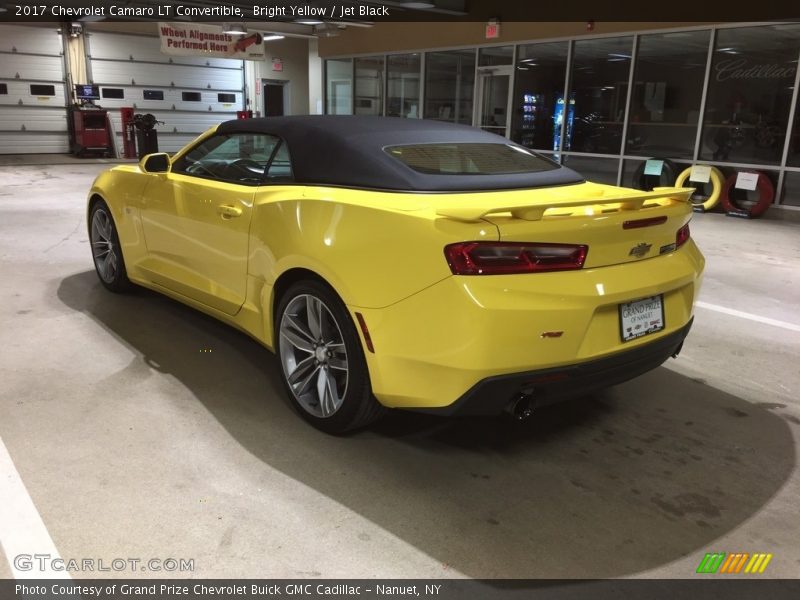 Bright Yellow / Jet Black 2017 Chevrolet Camaro LT Convertible