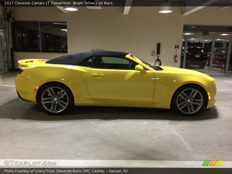 Bright Yellow / Jet Black 2017 Chevrolet Camaro LT Convertible