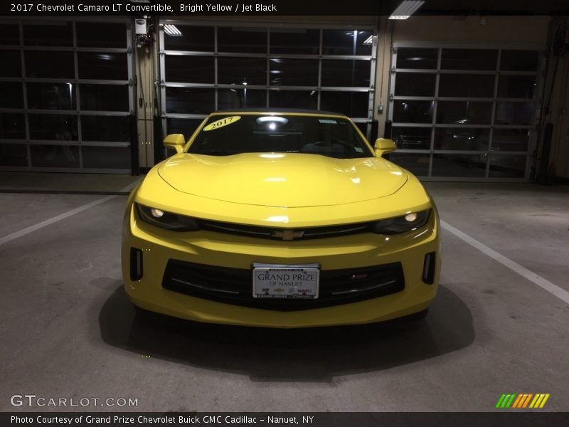 Bright Yellow / Jet Black 2017 Chevrolet Camaro LT Convertible