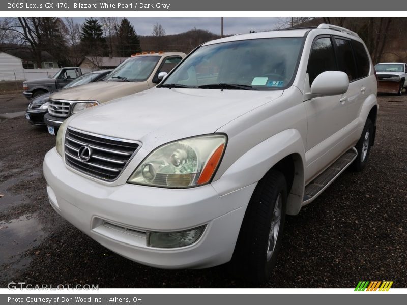 Blizzard White Pearl / Dark Gray 2005 Lexus GX 470