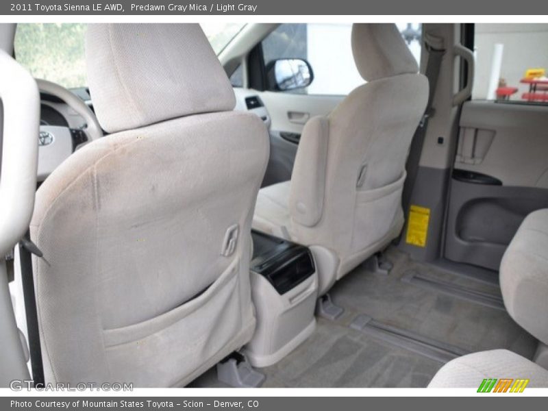 Predawn Gray Mica / Light Gray 2011 Toyota Sienna LE AWD