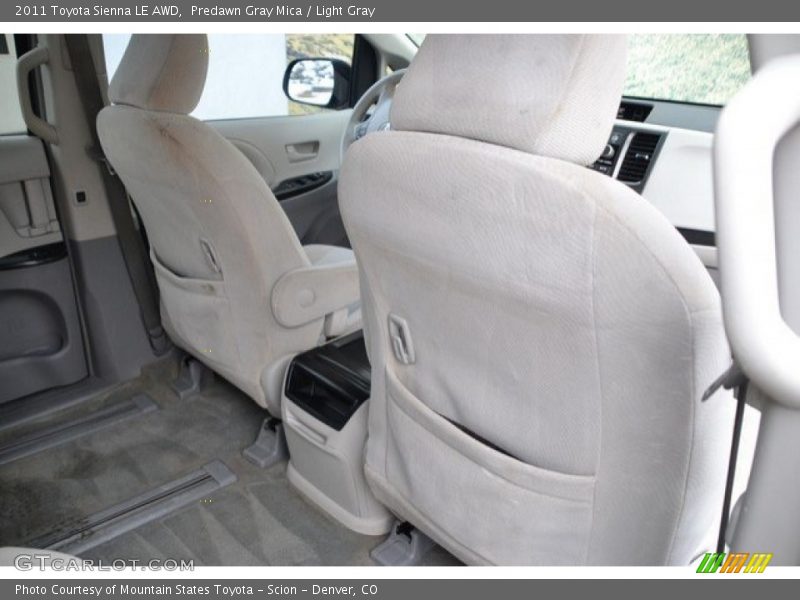 Predawn Gray Mica / Light Gray 2011 Toyota Sienna LE AWD