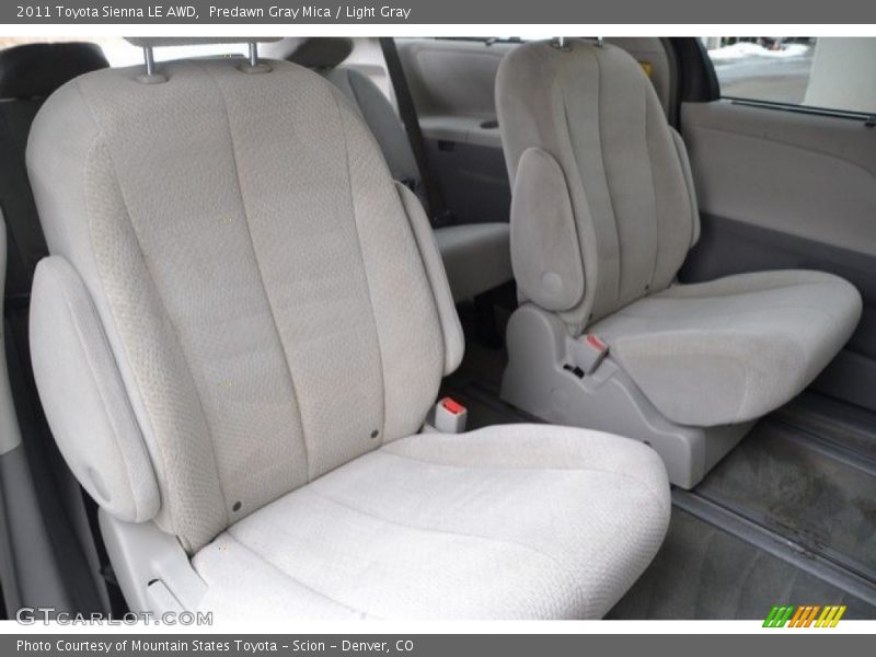 Predawn Gray Mica / Light Gray 2011 Toyota Sienna LE AWD