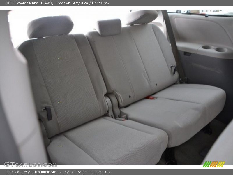 Predawn Gray Mica / Light Gray 2011 Toyota Sienna LE AWD