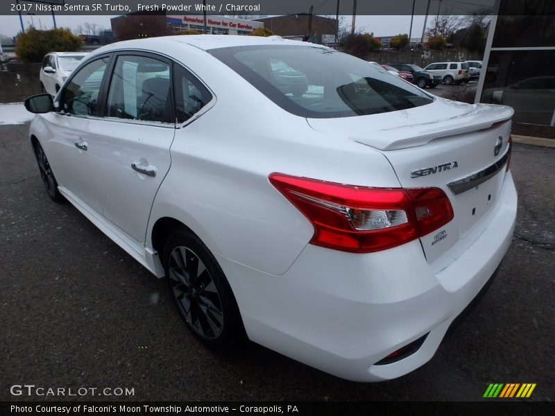 Fresh Powder White / Charcoal 2017 Nissan Sentra SR Turbo