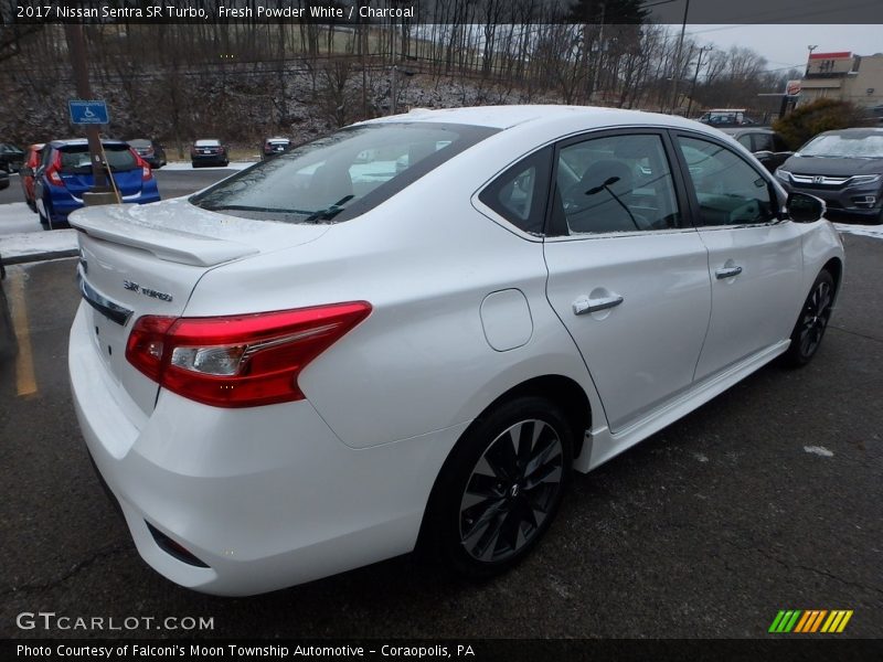 Fresh Powder White / Charcoal 2017 Nissan Sentra SR Turbo