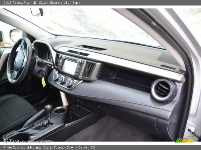 Classic Silver Metallic / Black 2015 Toyota RAV4 LE
