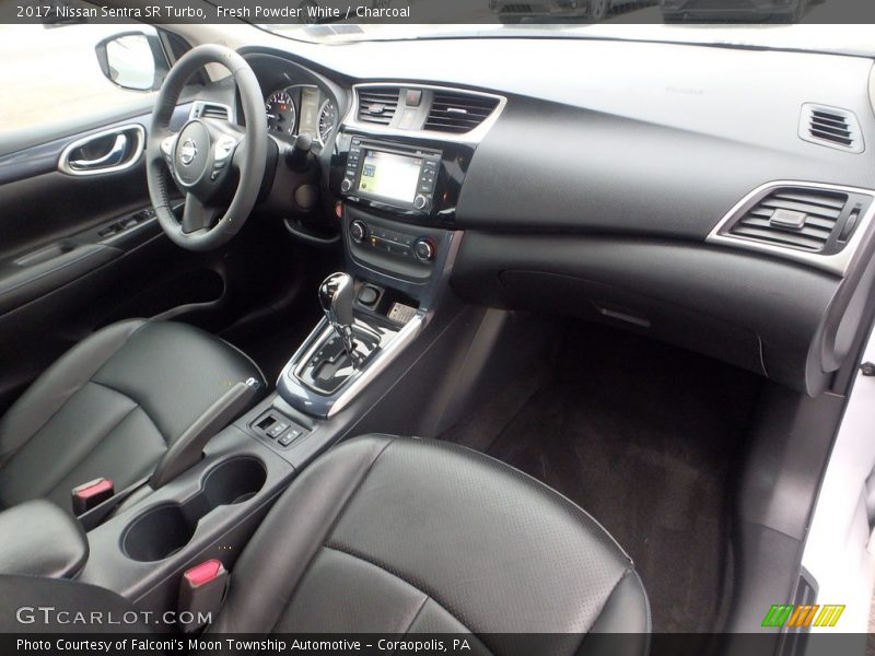Fresh Powder White / Charcoal 2017 Nissan Sentra SR Turbo