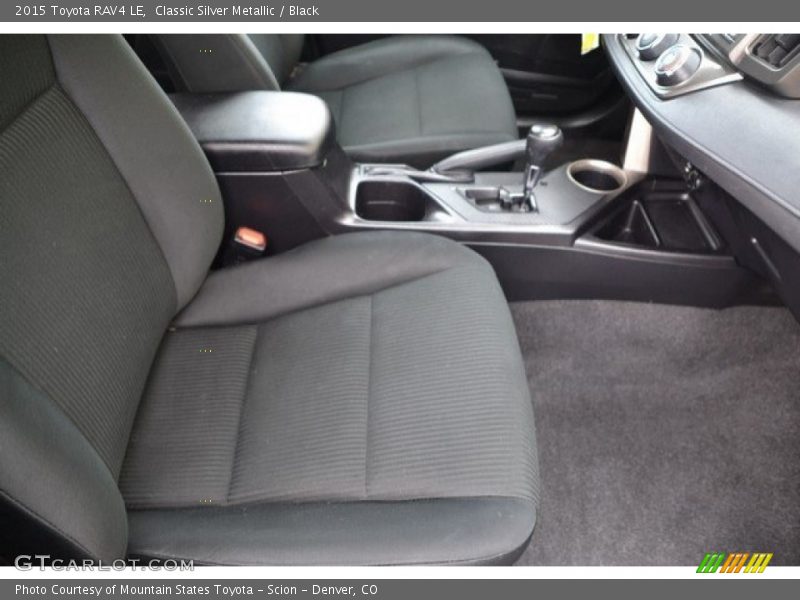 Classic Silver Metallic / Black 2015 Toyota RAV4 LE