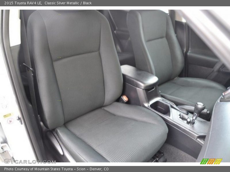 Classic Silver Metallic / Black 2015 Toyota RAV4 LE