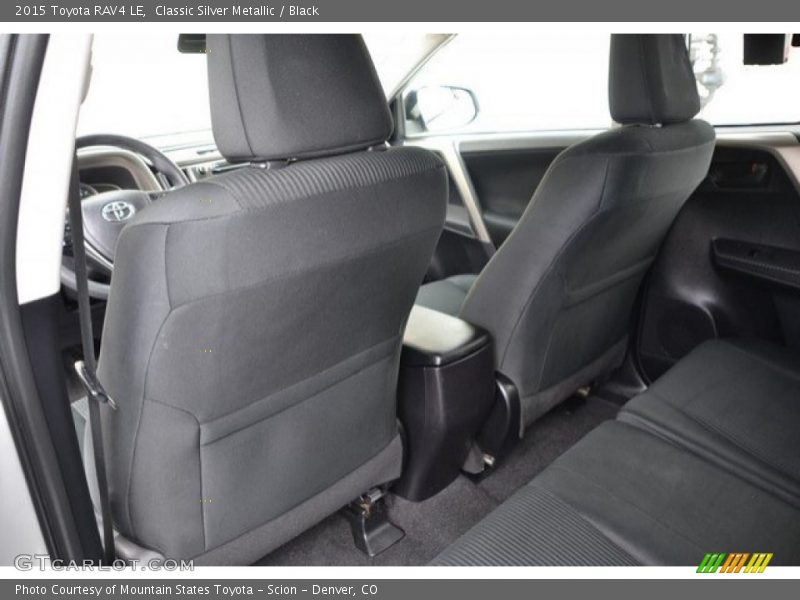 Classic Silver Metallic / Black 2015 Toyota RAV4 LE