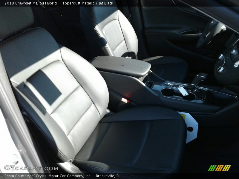 Pepperdust Metallic / Jet Black 2018 Chevrolet Malibu Hybrid