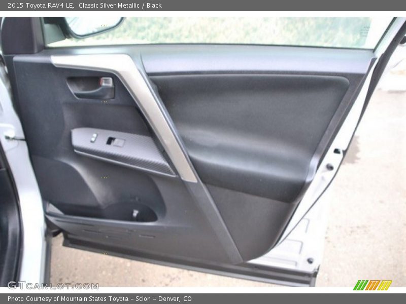 Classic Silver Metallic / Black 2015 Toyota RAV4 LE