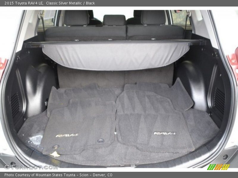 Classic Silver Metallic / Black 2015 Toyota RAV4 LE
