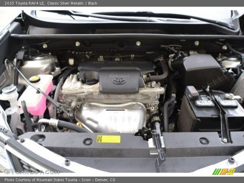 Classic Silver Metallic / Black 2015 Toyota RAV4 LE