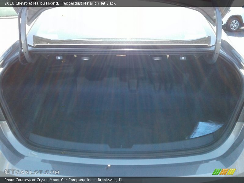 Pepperdust Metallic / Jet Black 2018 Chevrolet Malibu Hybrid