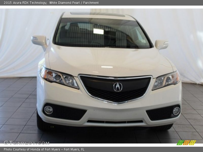 White Diamond Pearl / Parchment 2015 Acura RDX Technology
