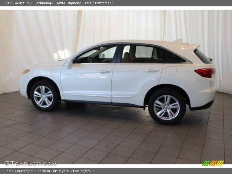White Diamond Pearl / Parchment 2015 Acura RDX Technology
