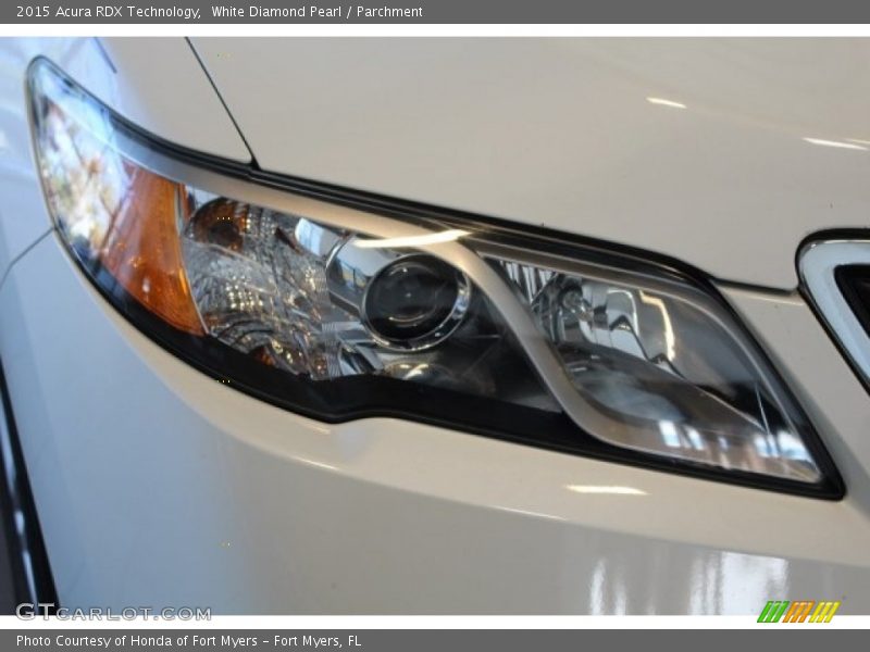 White Diamond Pearl / Parchment 2015 Acura RDX Technology