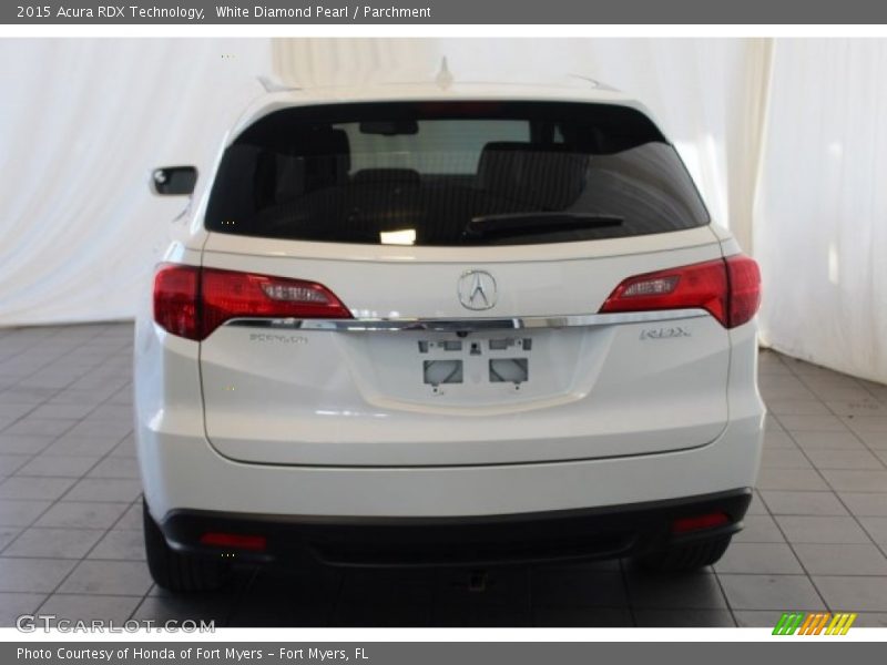 White Diamond Pearl / Parchment 2015 Acura RDX Technology