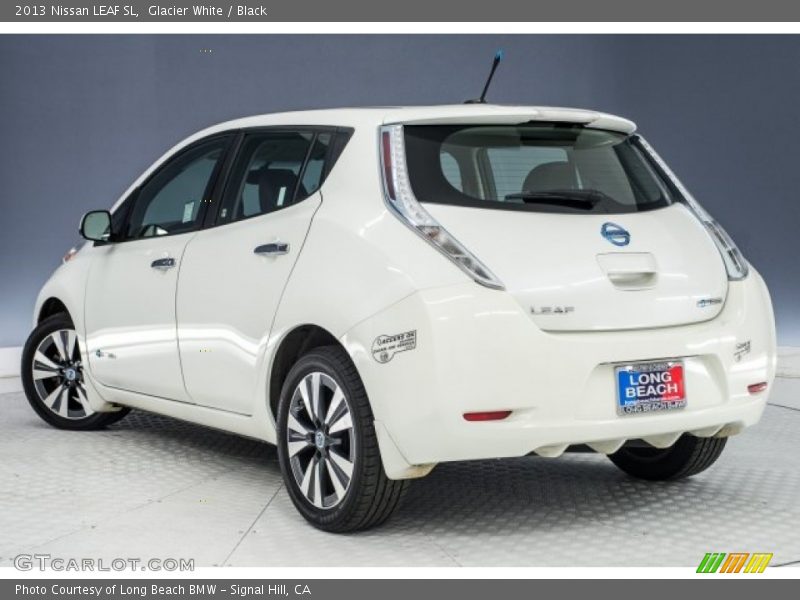 Glacier White / Black 2013 Nissan LEAF SL