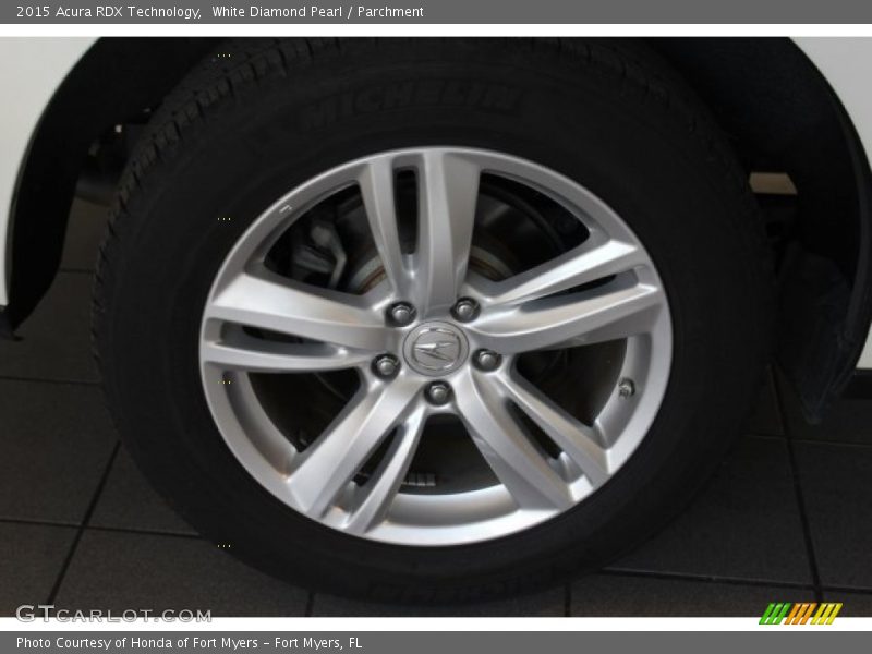 White Diamond Pearl / Parchment 2015 Acura RDX Technology
