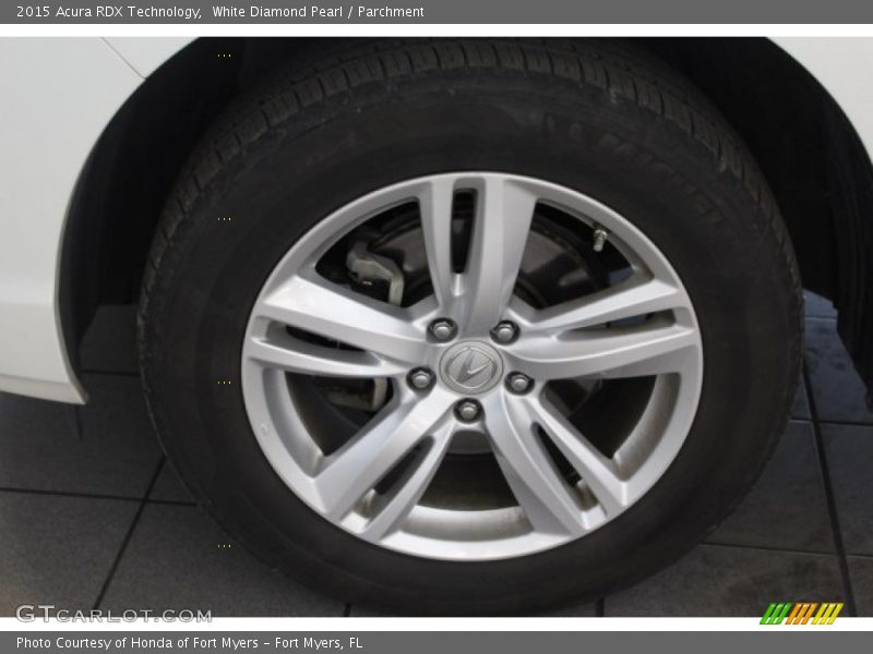 White Diamond Pearl / Parchment 2015 Acura RDX Technology