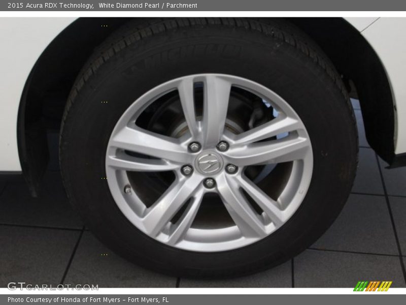 White Diamond Pearl / Parchment 2015 Acura RDX Technology