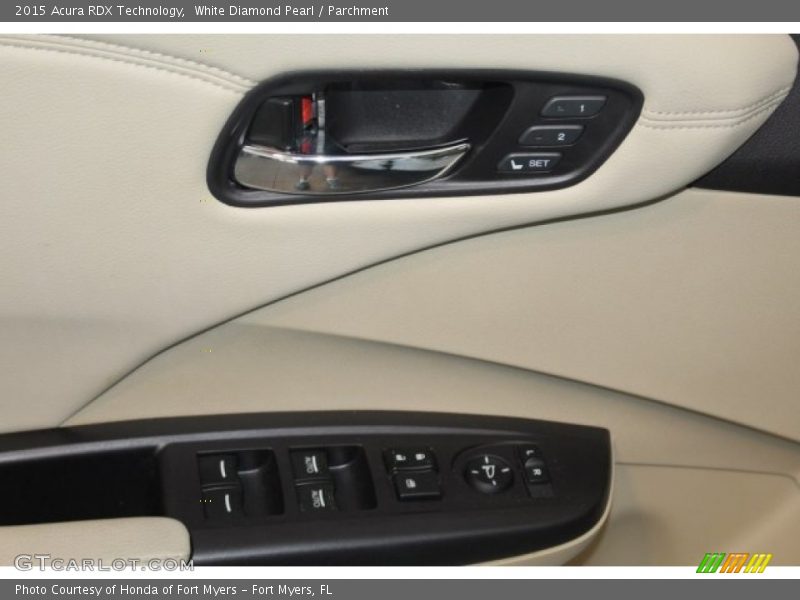 White Diamond Pearl / Parchment 2015 Acura RDX Technology