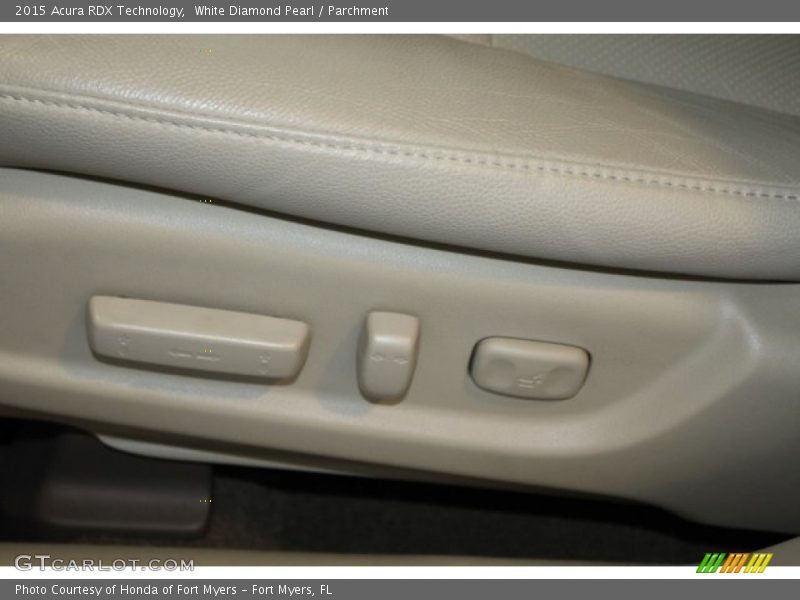 White Diamond Pearl / Parchment 2015 Acura RDX Technology