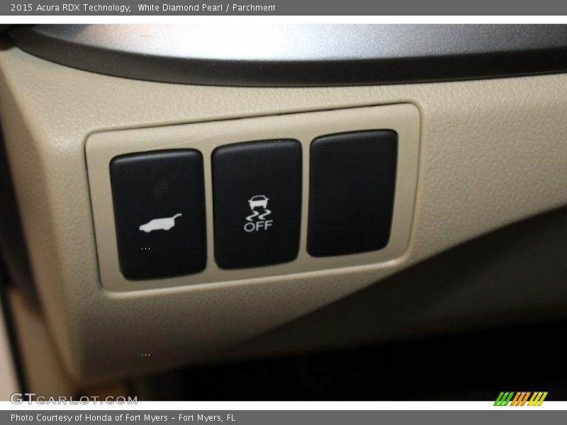 White Diamond Pearl / Parchment 2015 Acura RDX Technology