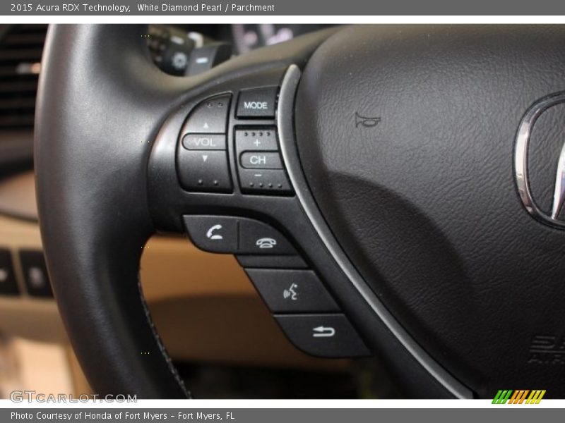 White Diamond Pearl / Parchment 2015 Acura RDX Technology