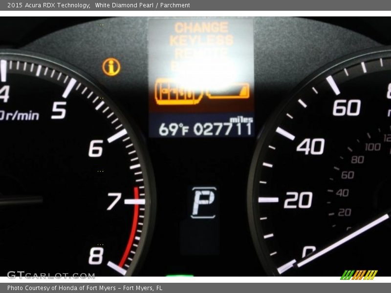 White Diamond Pearl / Parchment 2015 Acura RDX Technology