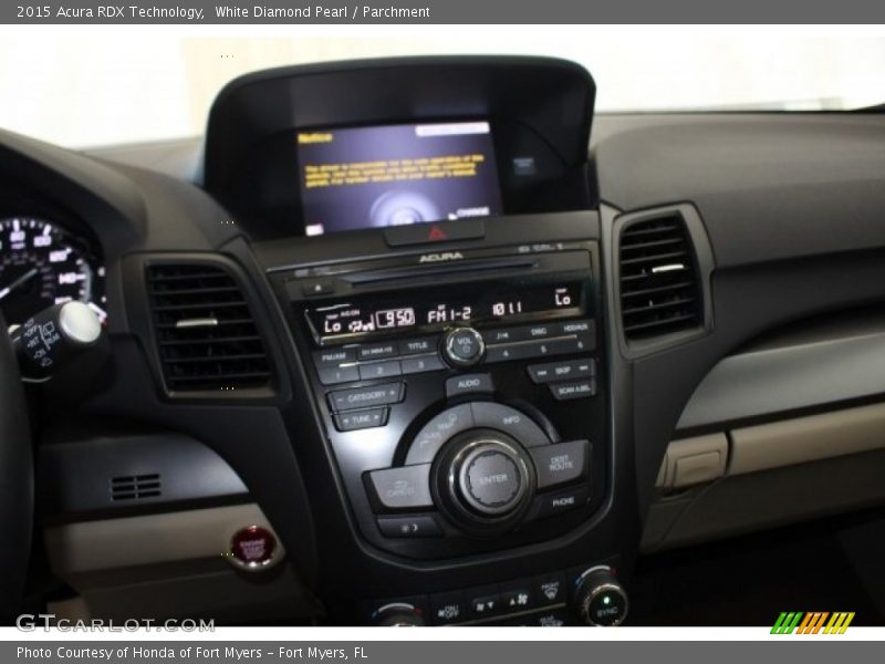 White Diamond Pearl / Parchment 2015 Acura RDX Technology