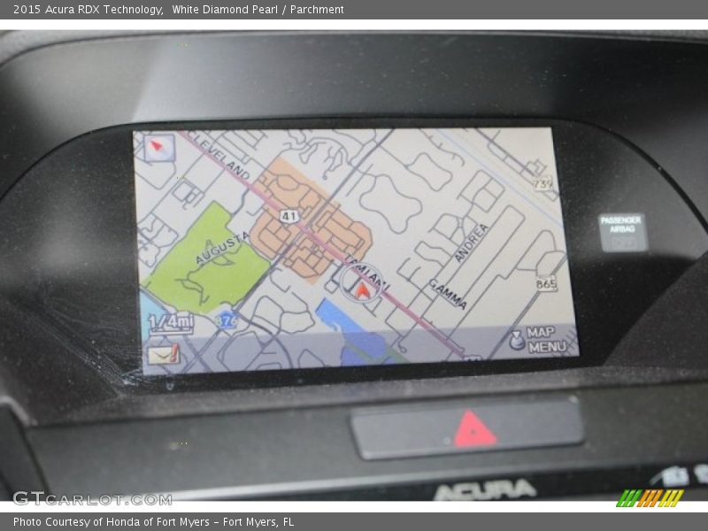 White Diamond Pearl / Parchment 2015 Acura RDX Technology
