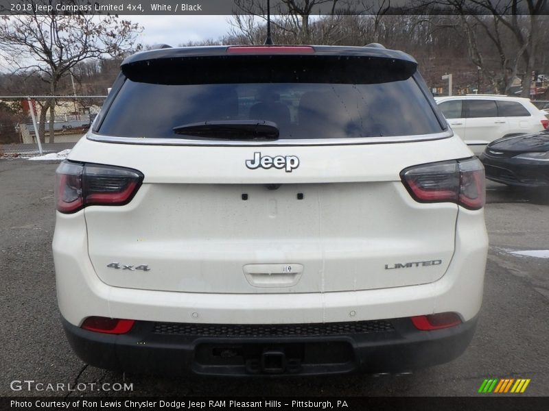 White / Black 2018 Jeep Compass Limited 4x4