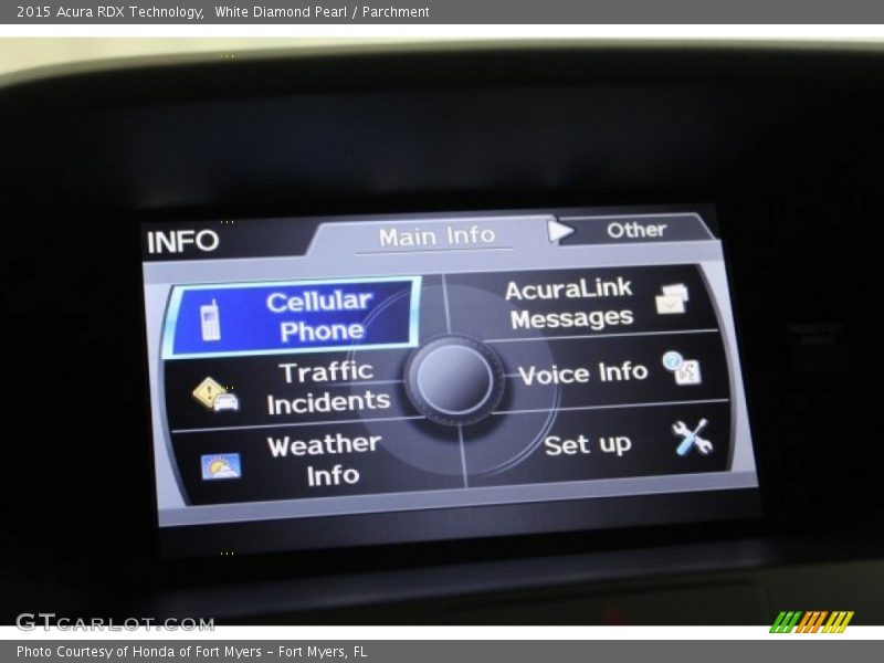 White Diamond Pearl / Parchment 2015 Acura RDX Technology