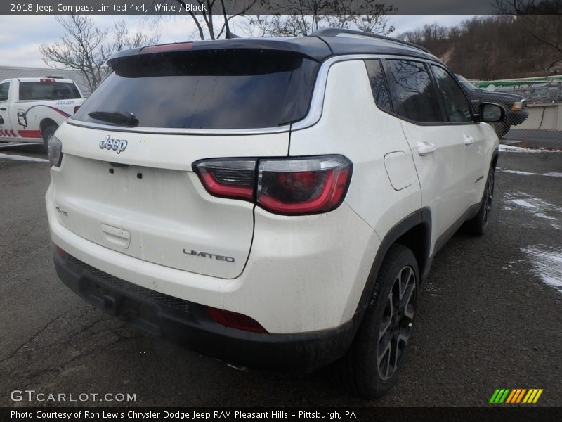 White / Black 2018 Jeep Compass Limited 4x4