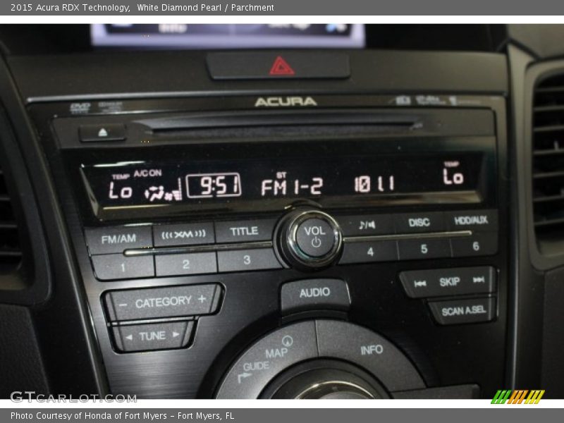 White Diamond Pearl / Parchment 2015 Acura RDX Technology