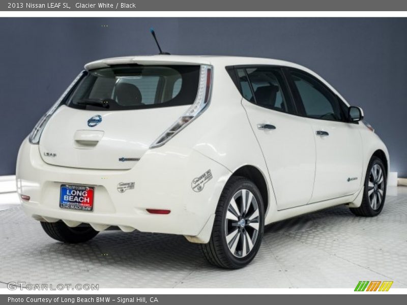 Glacier White / Black 2013 Nissan LEAF SL