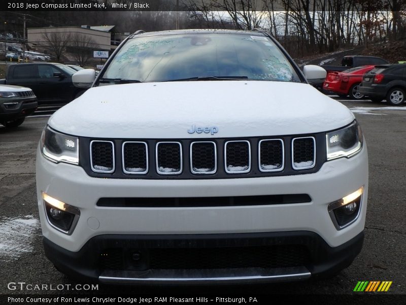 White / Black 2018 Jeep Compass Limited 4x4