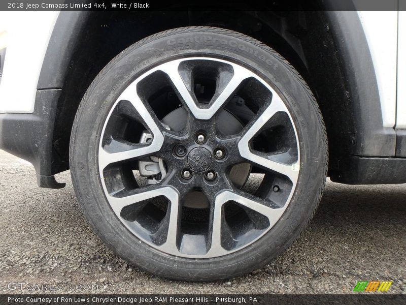 White / Black 2018 Jeep Compass Limited 4x4
