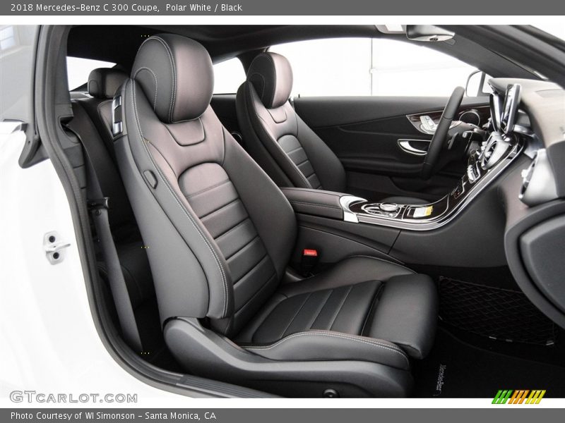 Polar White / Black 2018 Mercedes-Benz C 300 Coupe