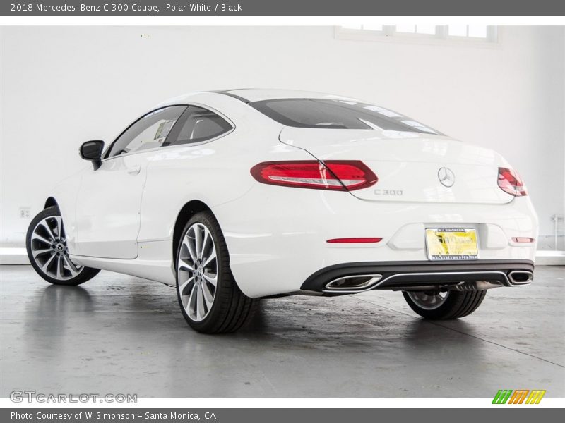 Polar White / Black 2018 Mercedes-Benz C 300 Coupe