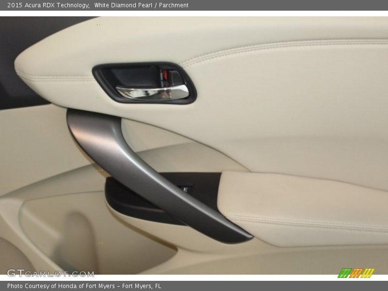 White Diamond Pearl / Parchment 2015 Acura RDX Technology