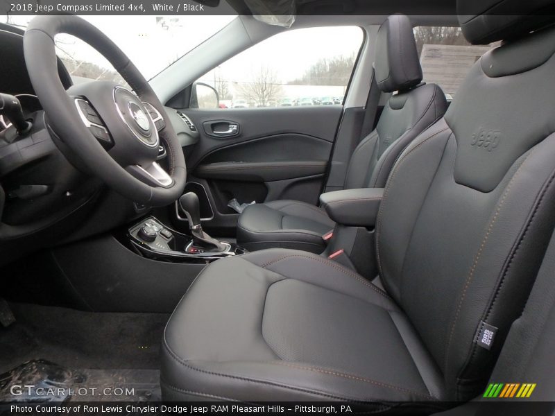 White / Black 2018 Jeep Compass Limited 4x4